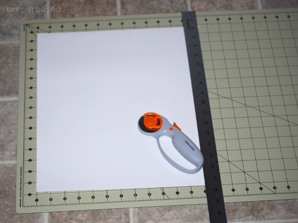 Poster Board for Fabric Shelves