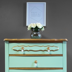 Mint French Provincial Dresser