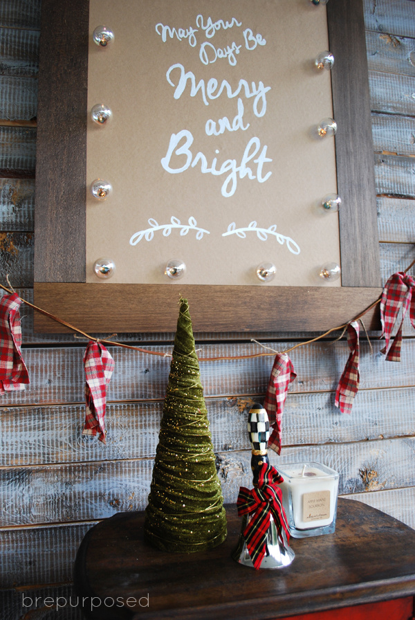 DIY Christmas Marquee Sign