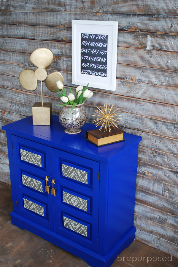 Blue and Gold Cabinet