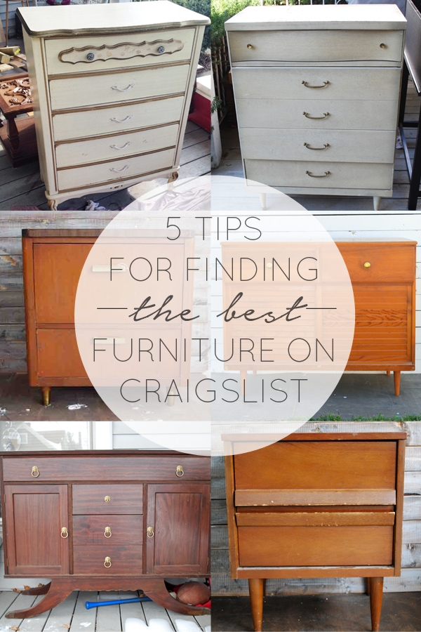 5 Tips for Finding the Best Furniture on Craigslist ...
