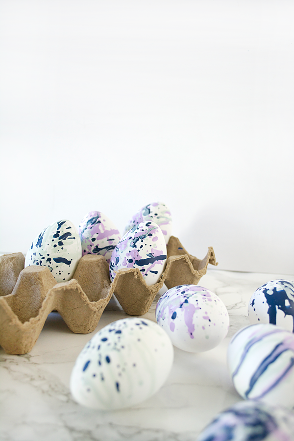 paint splatter eggs