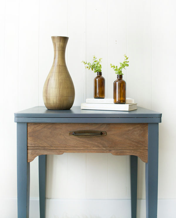 Grey Sewing Table Makeover