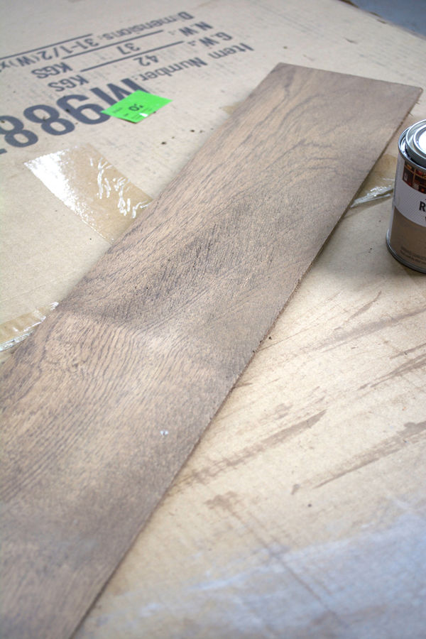 Greywashed Planked Wood Filing Cabinet