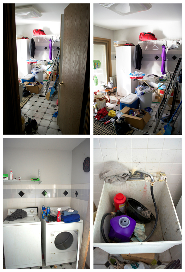 Laundry Room Makeover Before