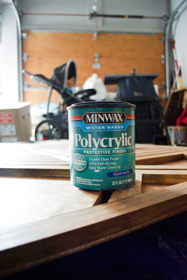 Polycrylic Topcoat dor Wood Projects