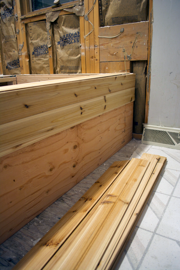 Installing Wood To Bathtub