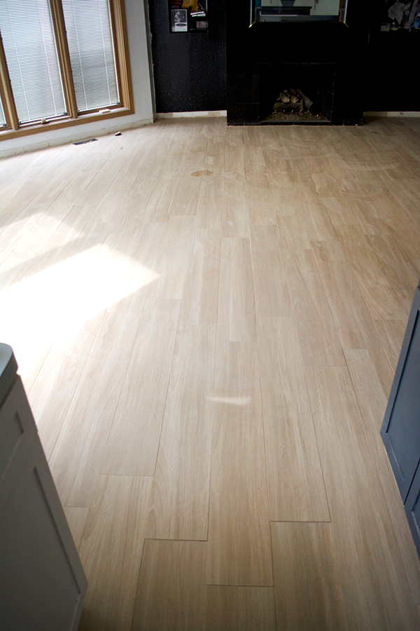 Installing Wood Look Tile Tips From A, How To Install A Wood Look Porcelain Plank Tile Floor