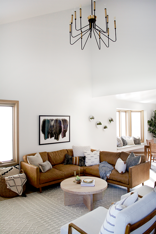 Neutral modern living room