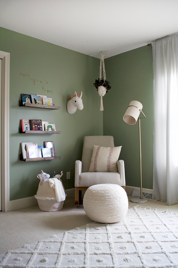 Green and Pink Nursery Reveal