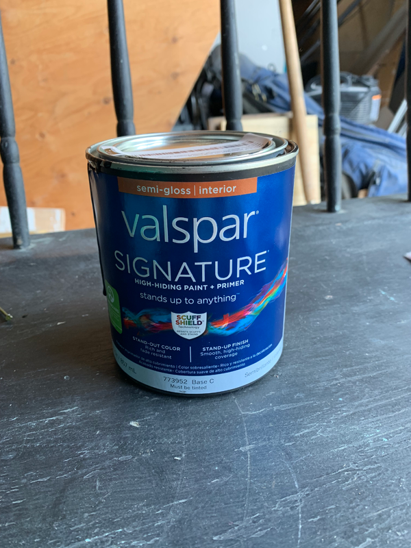 Valspar Signature Paint for furniture