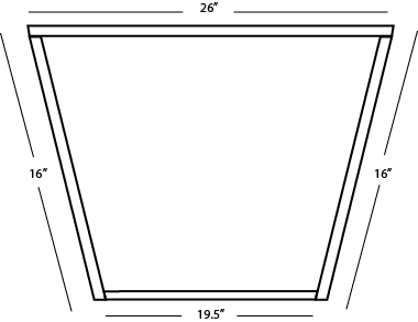 Trapezoid Table Leg Plans