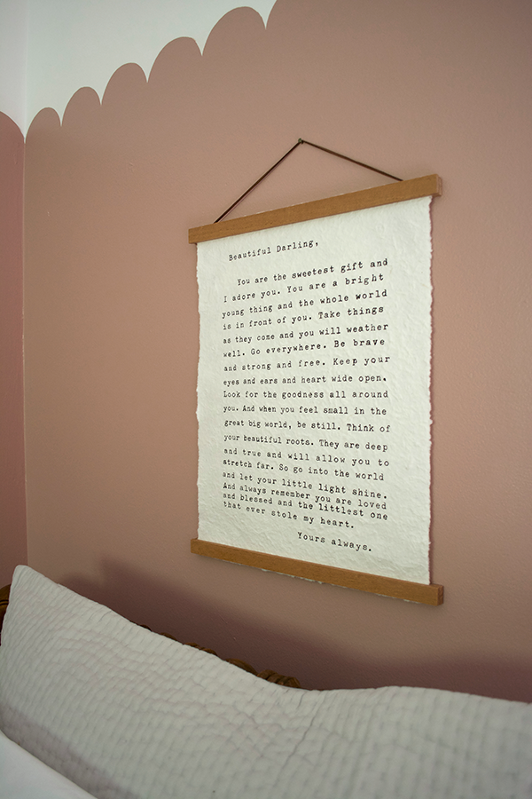 Quote for Little Girls Room