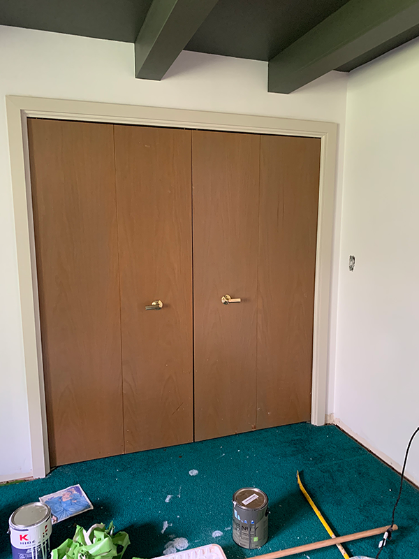 Updating Old Closet Doors