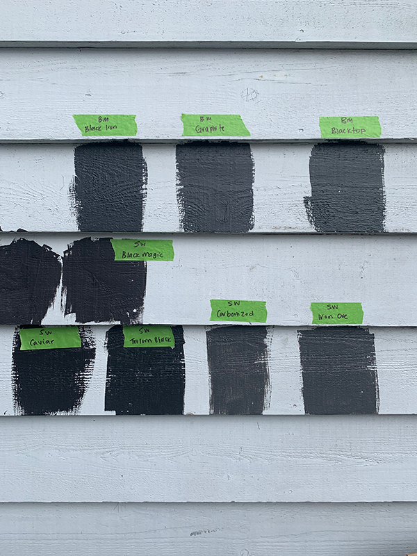 Black Exterior Paint Colors