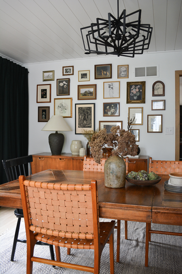 Gallery Wall in Dining Room