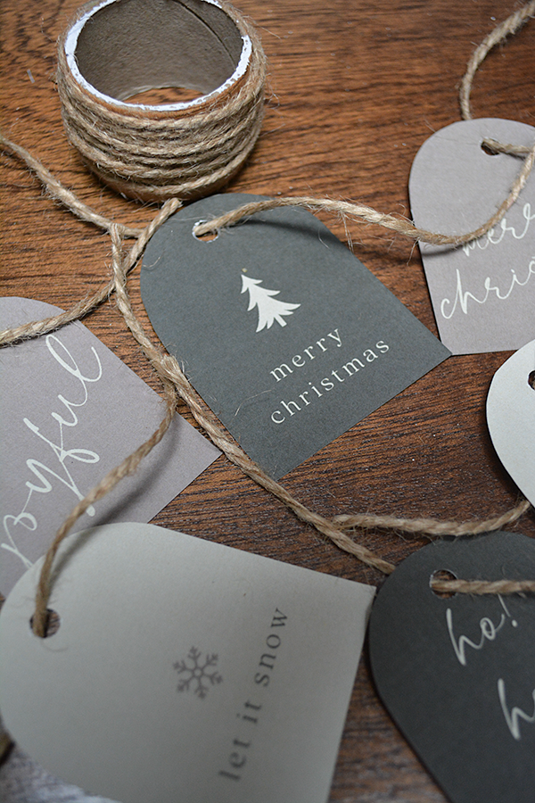 Free Christmas Gift Tags for wrapping